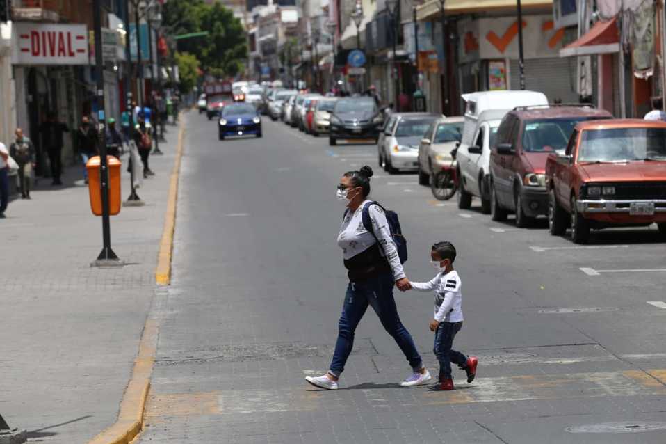 Vida cotidiana en Pachuca tras la declaratoria de Fase 3 por covid-19. (Jorge Sánchez)