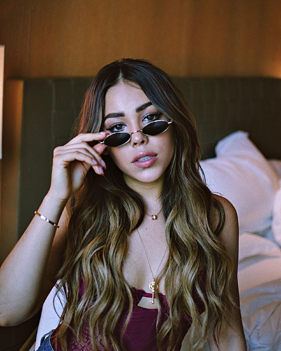 Danna Paola invitó a sus fans y a famosos a unise al #ContigoChallenge (Instagram).