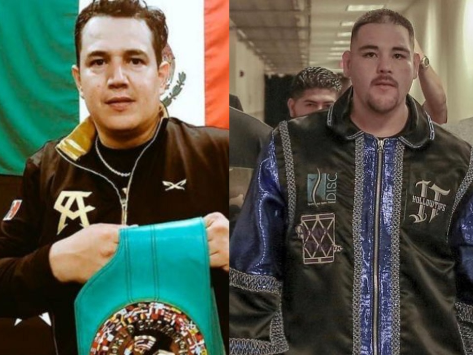 Eddy Reynoso y Andy Ruíz (Twitter: @CANELOTEAM/Instagram: @andy_destroyer13)