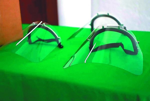 Algunas empresas trabajan en la elaboración de respiradores y caretas médicas. Especial