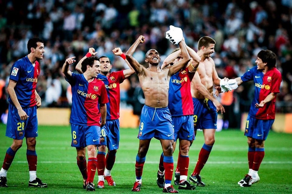 En mayo de 2009 el Barcelona goleó al Real Madrid en el Santiago Bernabéu (Twitter @FCBarcelona_es)