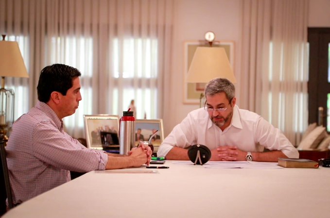 El presidente de Paraguay agradeció a Donald Trump (@MaritoAbdo)