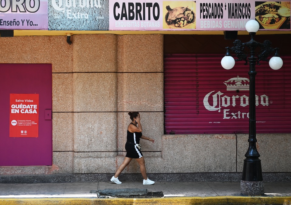 La Secretaría de Salud informó sobre el avance del coronavirus en México. (AFP)