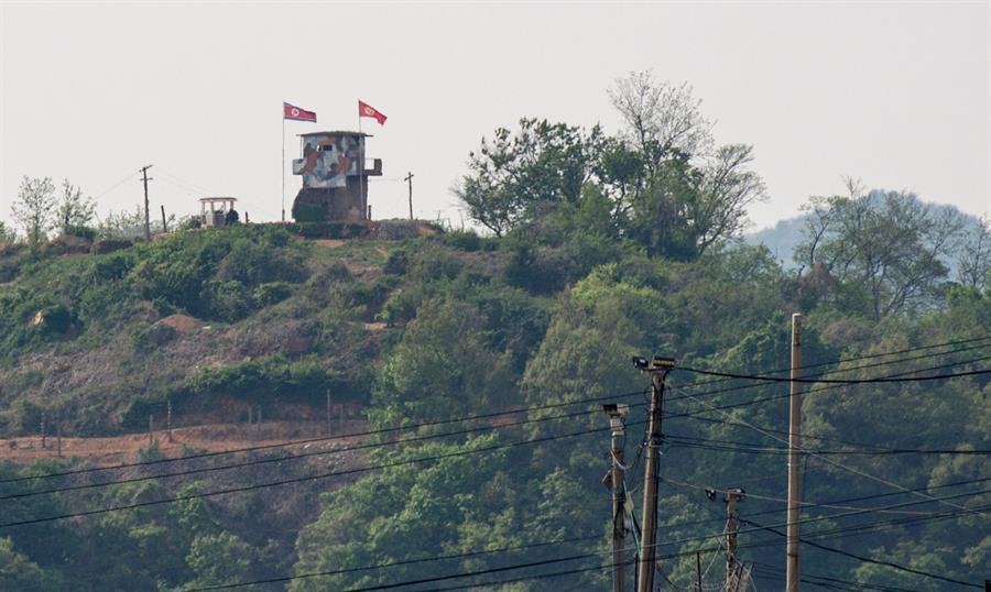 El último episodio de disparos en la frontera se produjo en 2017, cuando fuerzas de Norcorea dispararon a un soldado que huía hacia el sur. (EFE)