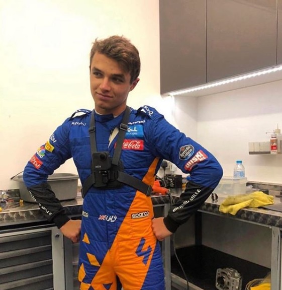 Lando Norris, piloto de Fórmula 1 (Instagram @landonorris)