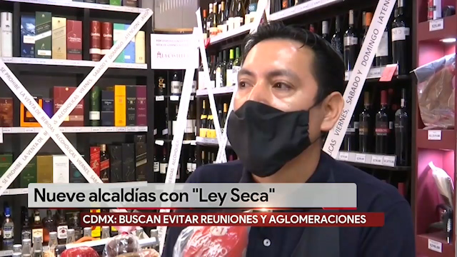 Con letreros, cintas y periódicos, tienditas ahuyentan a consumidores de alcohol en CdMx ID
