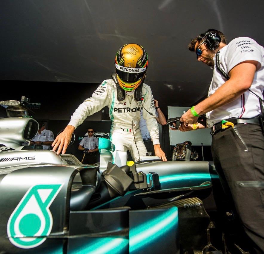Esteban Gutiérrez, piloto de desarrollo de la Escudería Mercedes (Twitter @EstebanGtz)