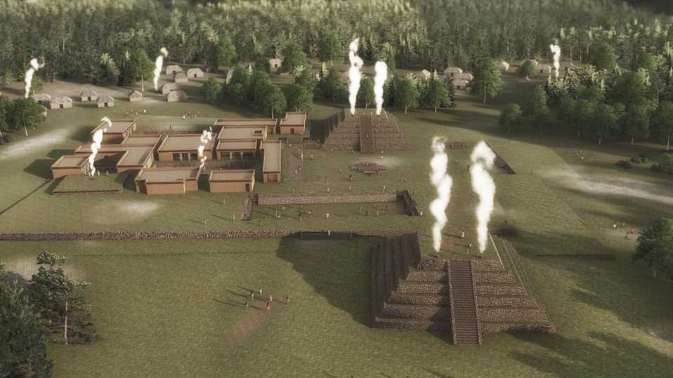 La reconstrucción de Tingambato, en Michoacán (Especial)