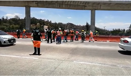 Los obreros pidieron apoyo al gobierno federal para enfrentar la pandemia.