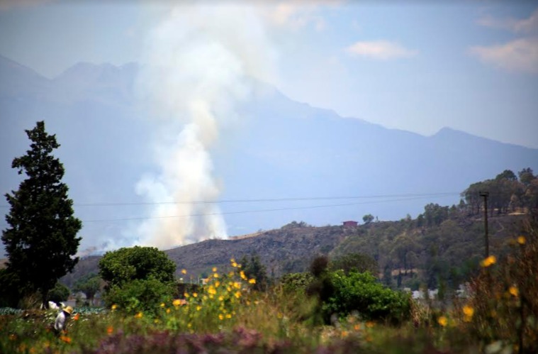 Padece Puebla cambio climático: primer lugar con 10 mil ha afectadas por incendios y granizadas. (Andrés Lobato)