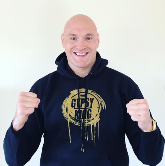 Tyson Fury, campeón de los pesos completos del CMB (Instagram @gypsyking101)