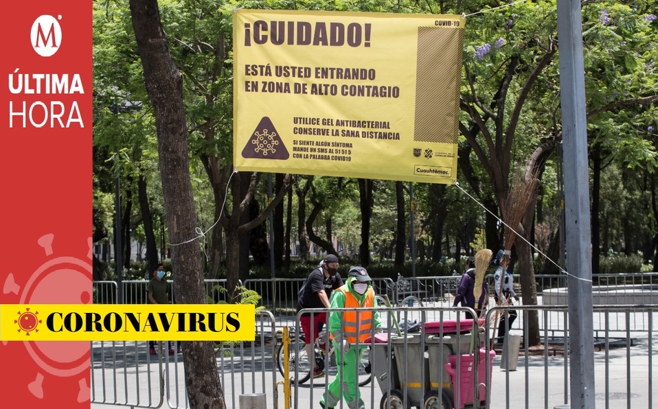 Alameda Central de CdMx ha sido ubicada como una zona de alto contagio de covid-197./ Jesús Quintanar