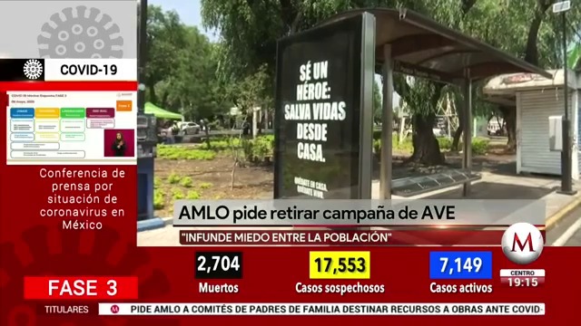 Por autoritaria, AMLO pide retirar campaña ‘Quédate en casa. Quédate vivo’