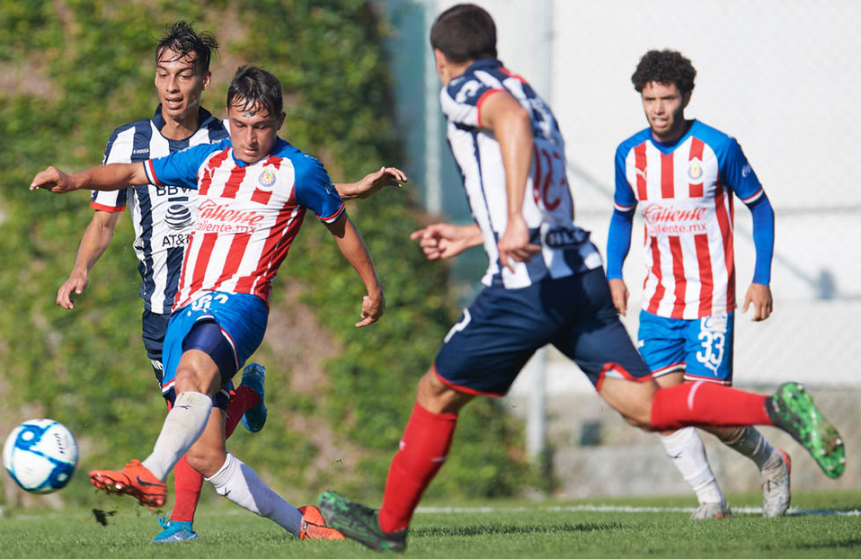 Chivas Sub 20 en partido contra Monterrey (Mexsport)