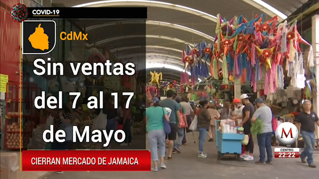 Covid-19 deja sin flores el 10 de Mayo: Mercado de Jamaica cierra y rematan arreglos