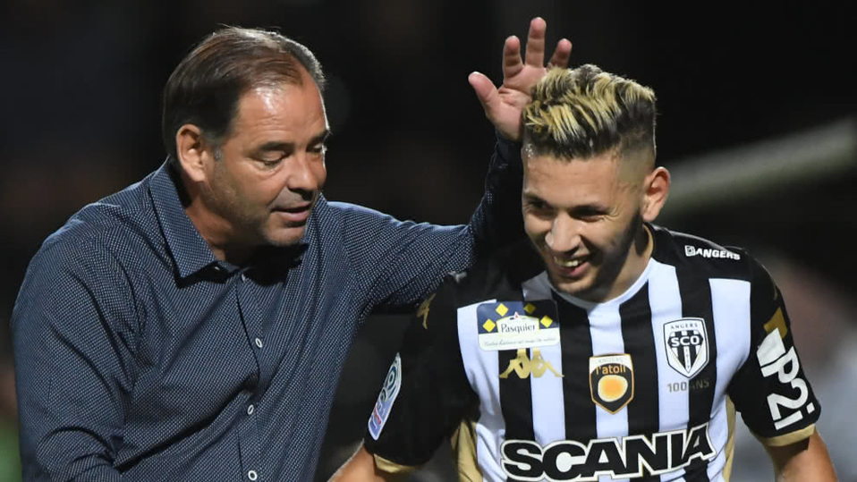 Farid El Melali, jugador del Angers de la Ligue 1 (AFP)