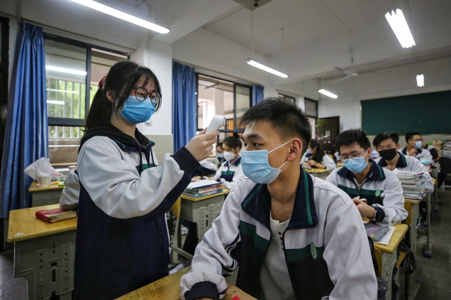 La reanudación de las clases también es progresiva. (AFP)