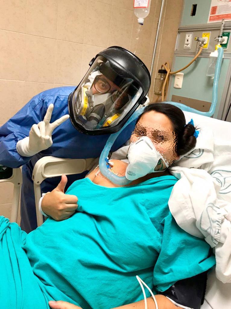 Nancy fue atendida en un hospital del IMSS. (Especial)