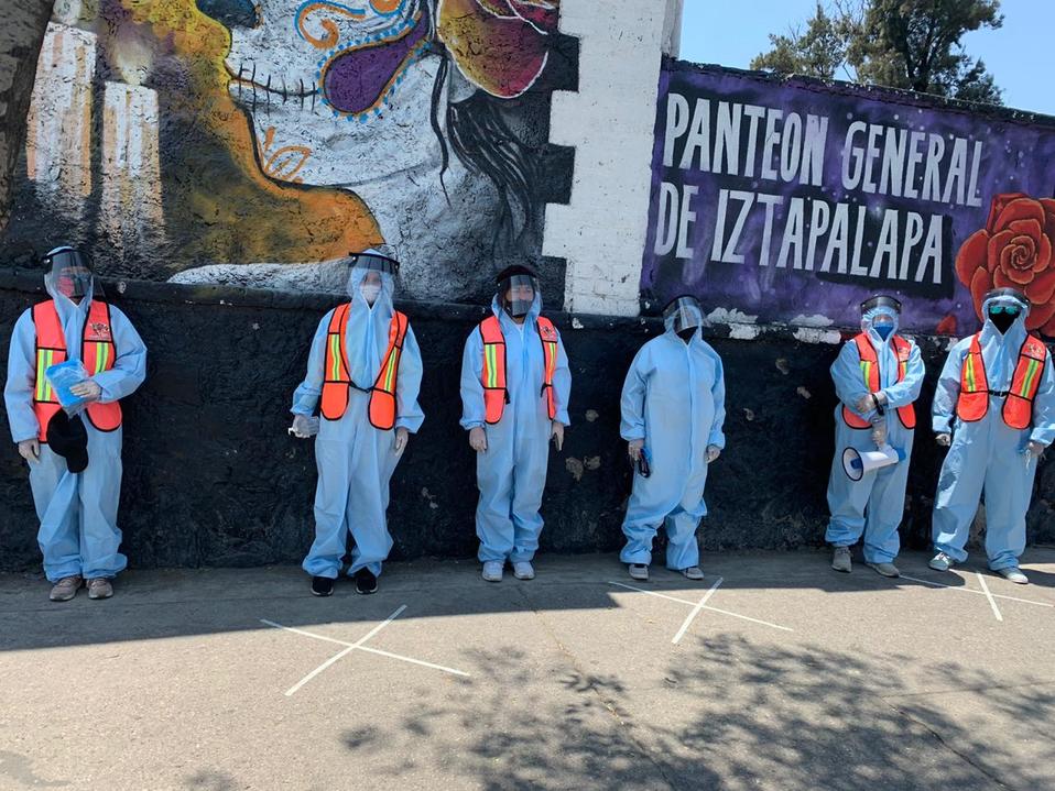 El operativo busca evitar aglomeraciones durante el Día de las Madres en los panteones. (Leonardo Lugo)
