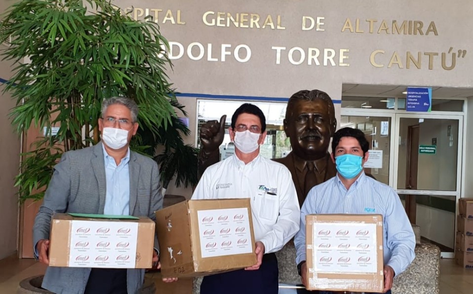 Realiza IMEF Tamaulipas donación de 200 caretas protectoras
