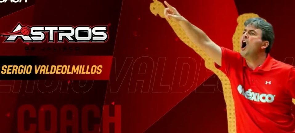 Sergio Valdeolmillos nuevo entrenador de los Astros de Jalisco