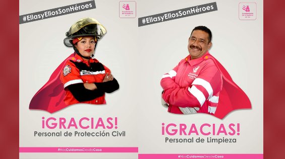 En una caravana con el toque de claxons y bocinas los alentaron a seguir en su labor.