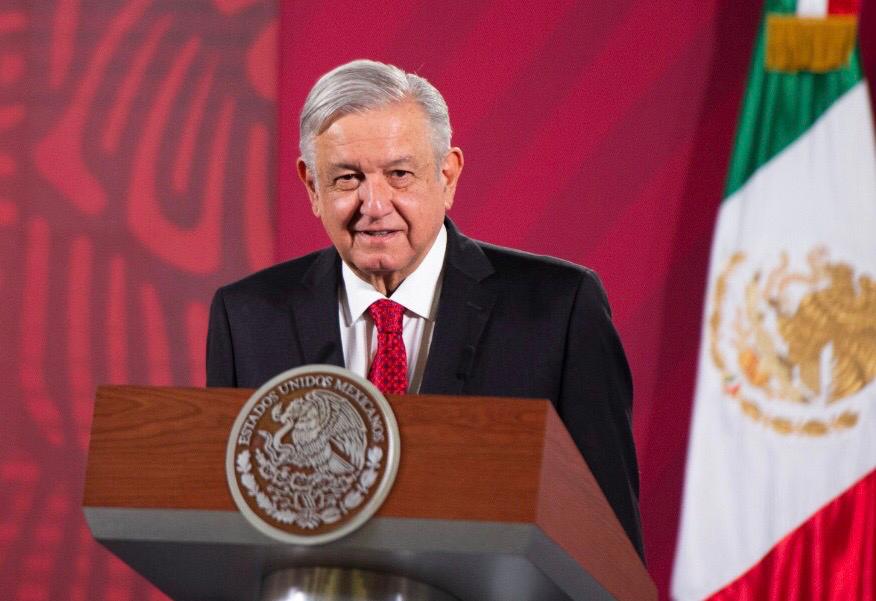 El presidente López Obrador en su conferencia del 07 de mayo. (Cortesía)