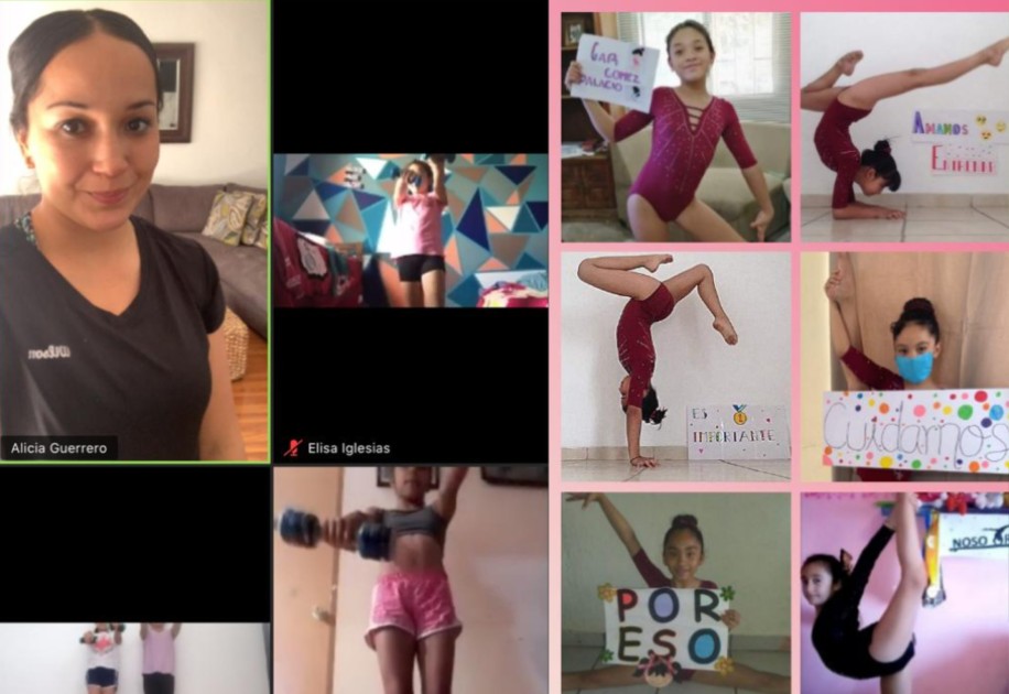 Actualmente es la entrenadora de gimnasia en el Centro de Alto Rendimiento de Gómez Palacio. (Especial)