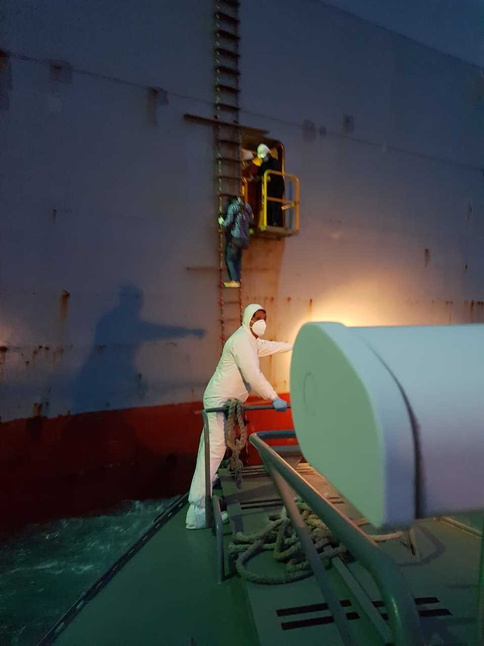 Los funcionarios llegaron al boque tras una llamada. (Foto: Isabel Zamudio)
