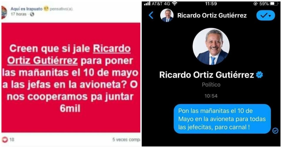 En Irapuato, piden a alcalde poner mañanitas a Mamás, desde Avioneta.