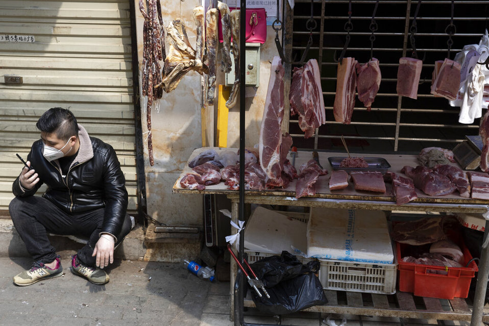 La pandemia de coronavirus se originó en un mercado de Wuhan, China (AP)