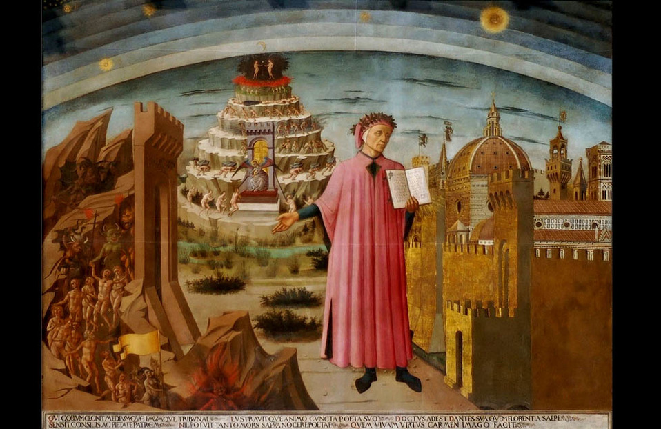 Fresco Dante de Domenico Michelino (Especial)