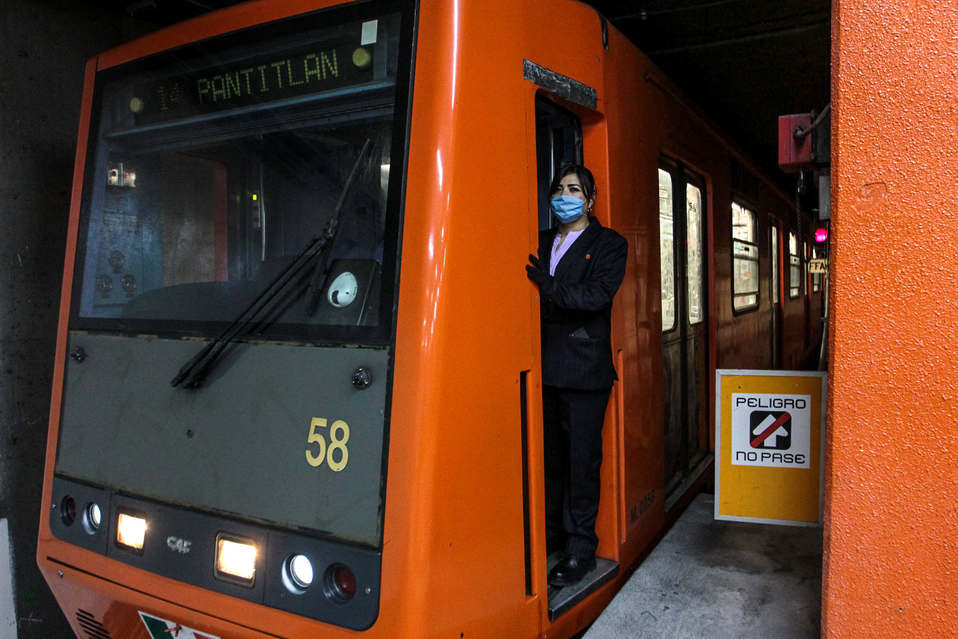 Miriam Chimal, conductora del Metro. (Notimex)
