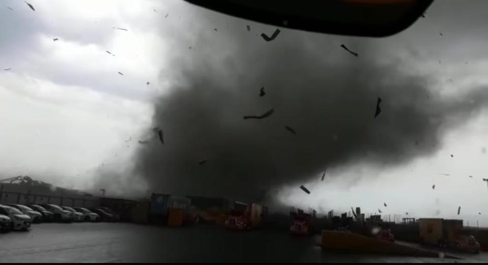 Tornado en Apodaca