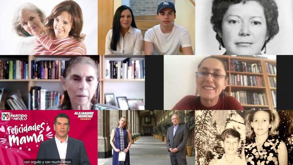 En redes sociales los políticos festejaron a las mamás y a las propias.