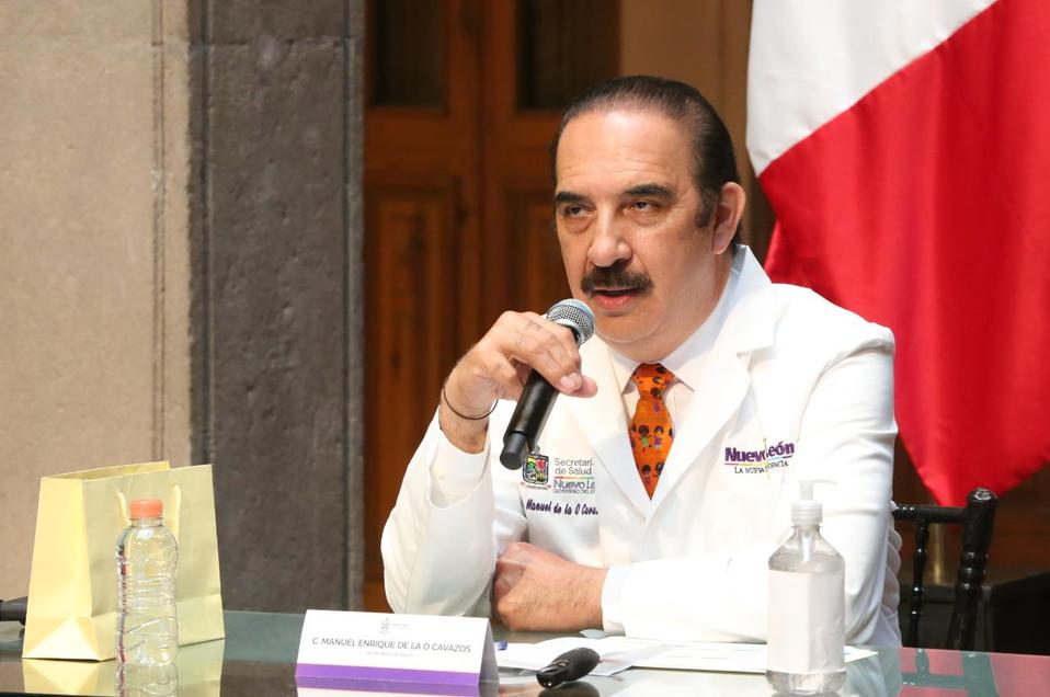 El secretario de Salud, Manuel de la O Cavazos. Foto: Raúl Palacios