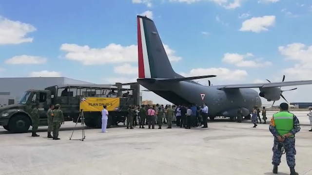 Coronavirus Nuevo León. Llega avión del Ejército con insumos médicos