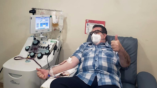Delegado del IMSS dona plasma en Coahuila; será para pacientes de Covid-19