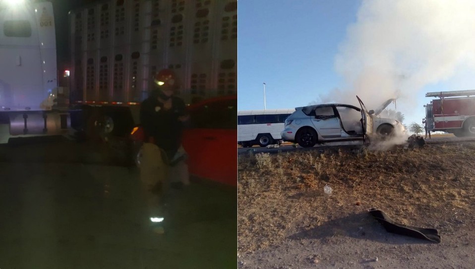 El primer accidente se registró desde las 6:00 de la mañana. (Especial)