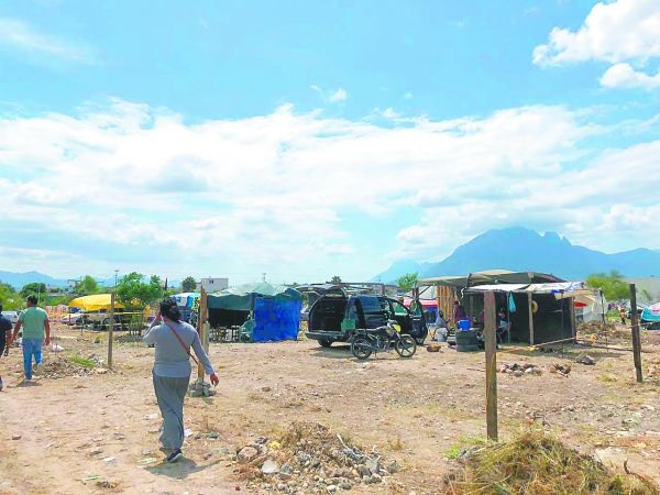 En el lugar hay 178 familias, pero se asegura que pueden arribar hasta 250. Vianca Treviño