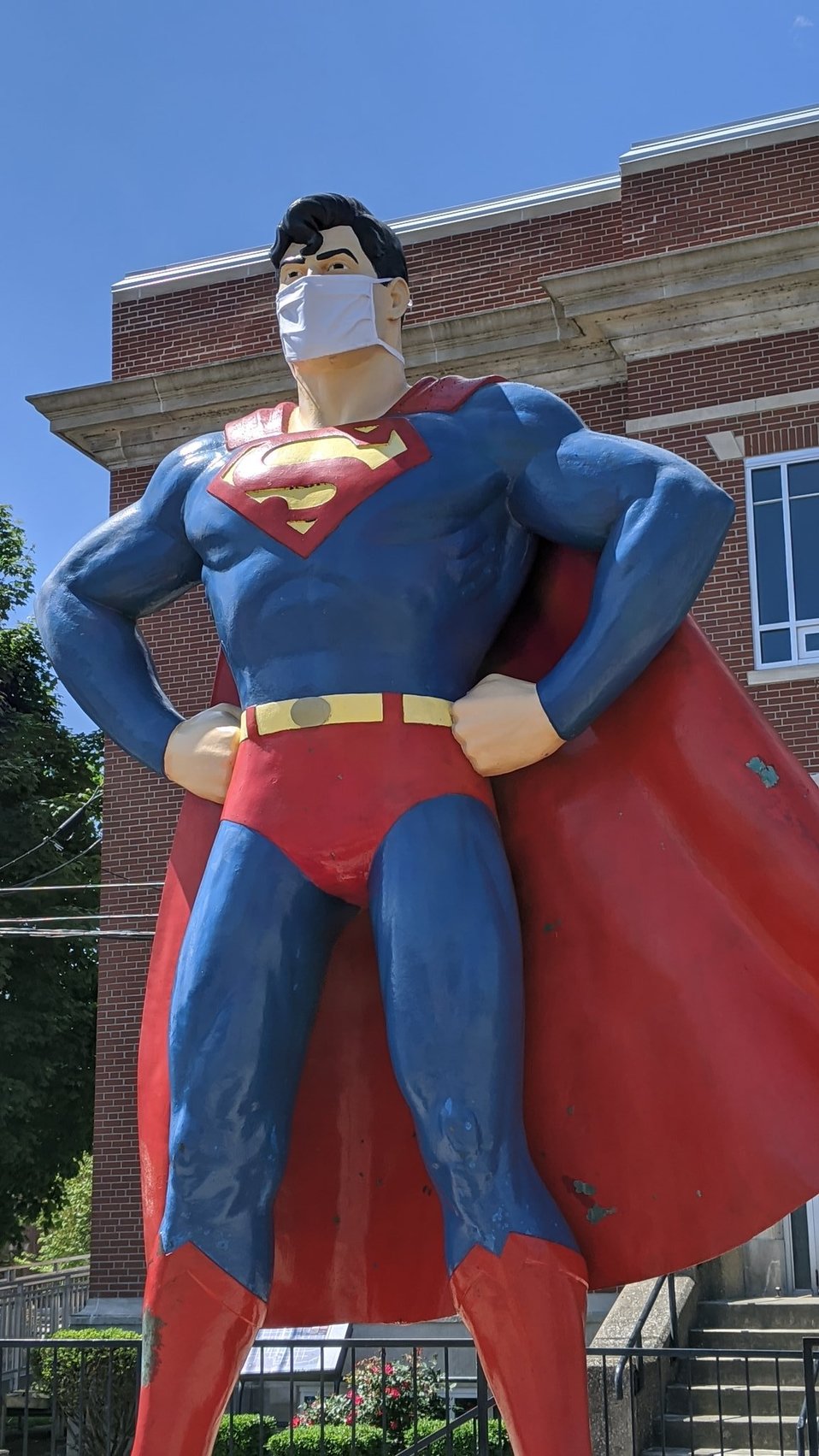 La estatua del 'Hombre de acero' se encuentra en una ciudad de Illinois, EU (Twitter Super Museum).