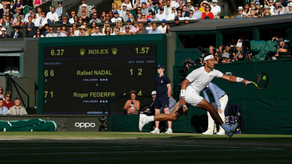 Marcador en un partido de tenis (Especial)