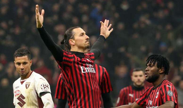 Zlatan Ibrahimovic, delantero del AC Milan (EFE)