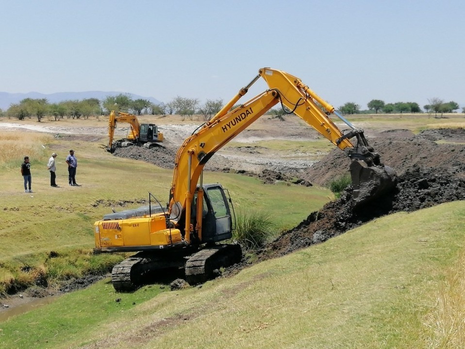 Comienzan trabajos de limpieza en Río Turbio de Abasolo
