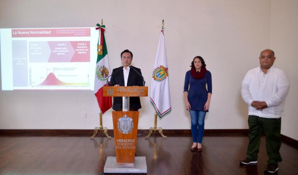 El gobernador de Veracruz afirmó que los casos de coronavirus apenas van aumentando.