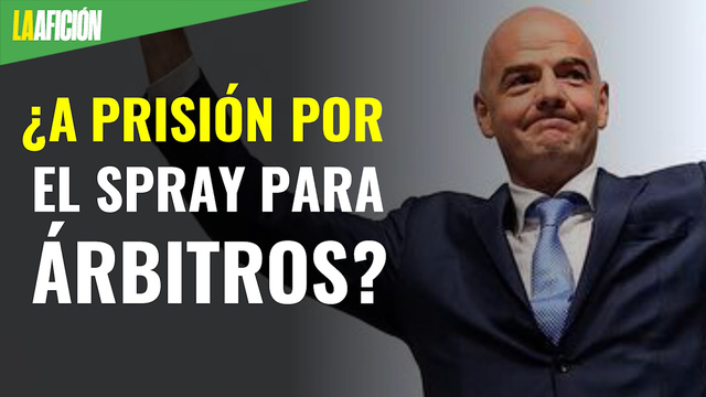 El spray para árbitros podría llevar a prisión al presidente de la FIFA