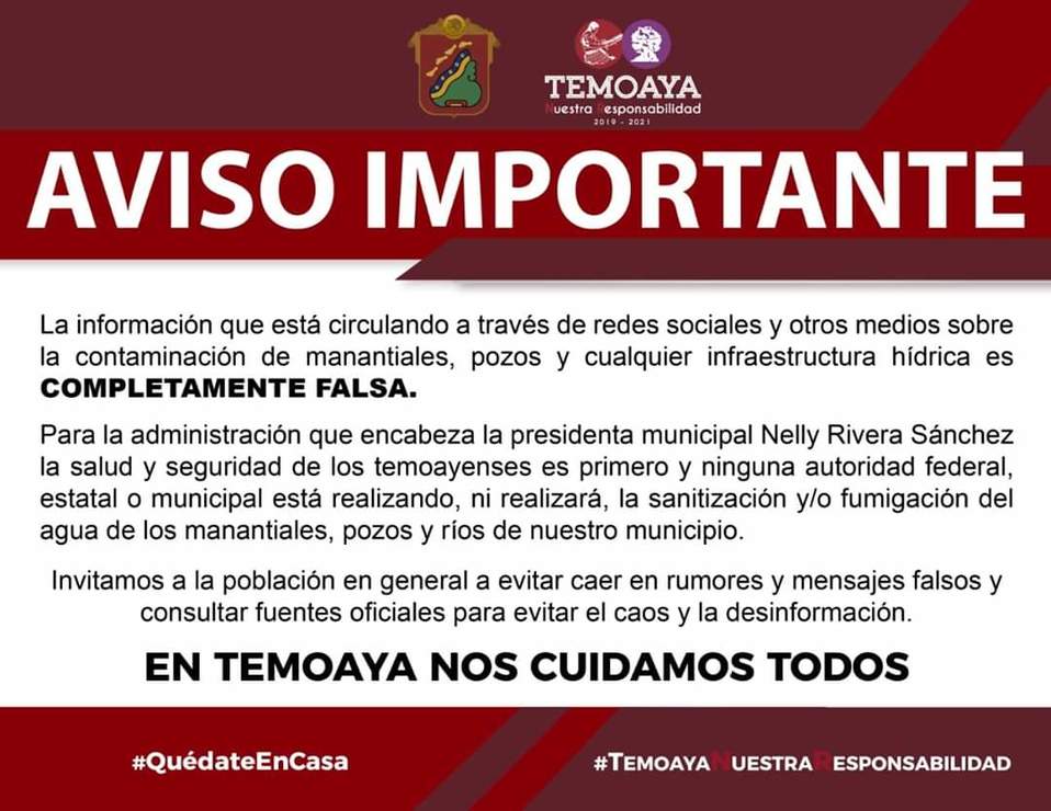 Se adelantaron a posibles manifestaciones.