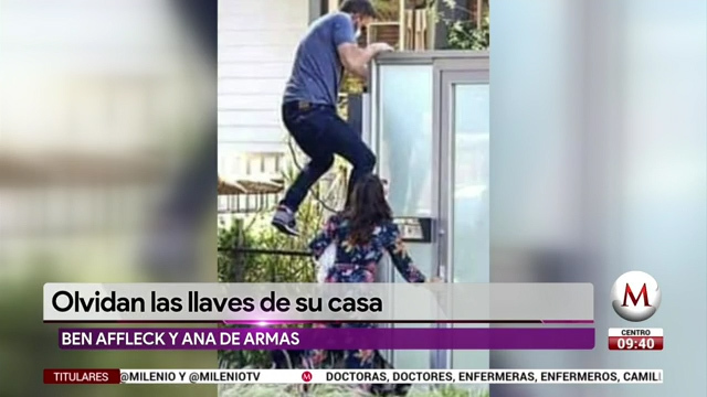 Captan a Ben Affleck entrando como ladrón a su propia casa