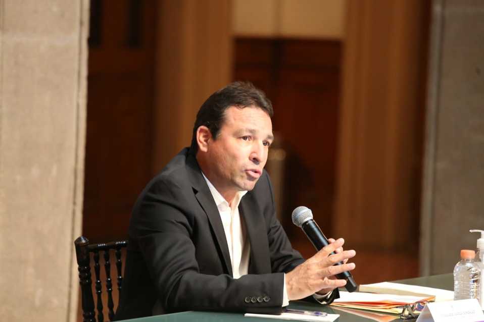 Gerardo Garza González, director general de Servicios de Agua y Drenaje de Monterrey (SAyDM).