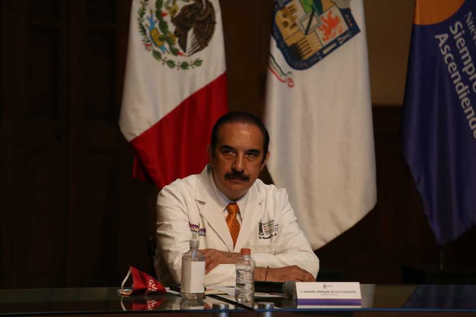 Manuel de la O Cavazos, secretario de Salud de Nuevo León.